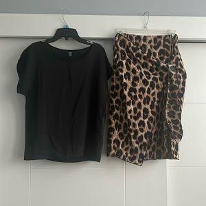 SHEIN Shirt and Skirt Set